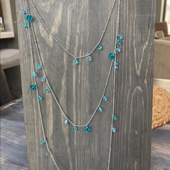 Touchstone Crystal Waterfall Necklace - Picture 3 of 7